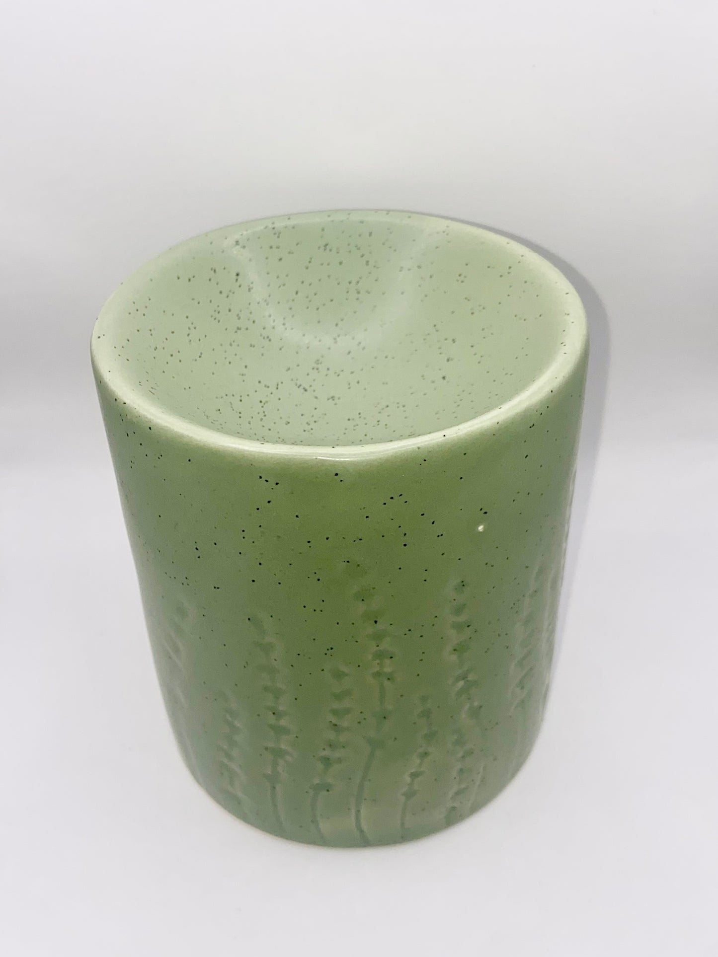 Wax Burner (Green Floral)