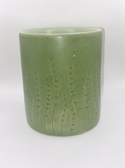 Wax Burner (Green Floral)