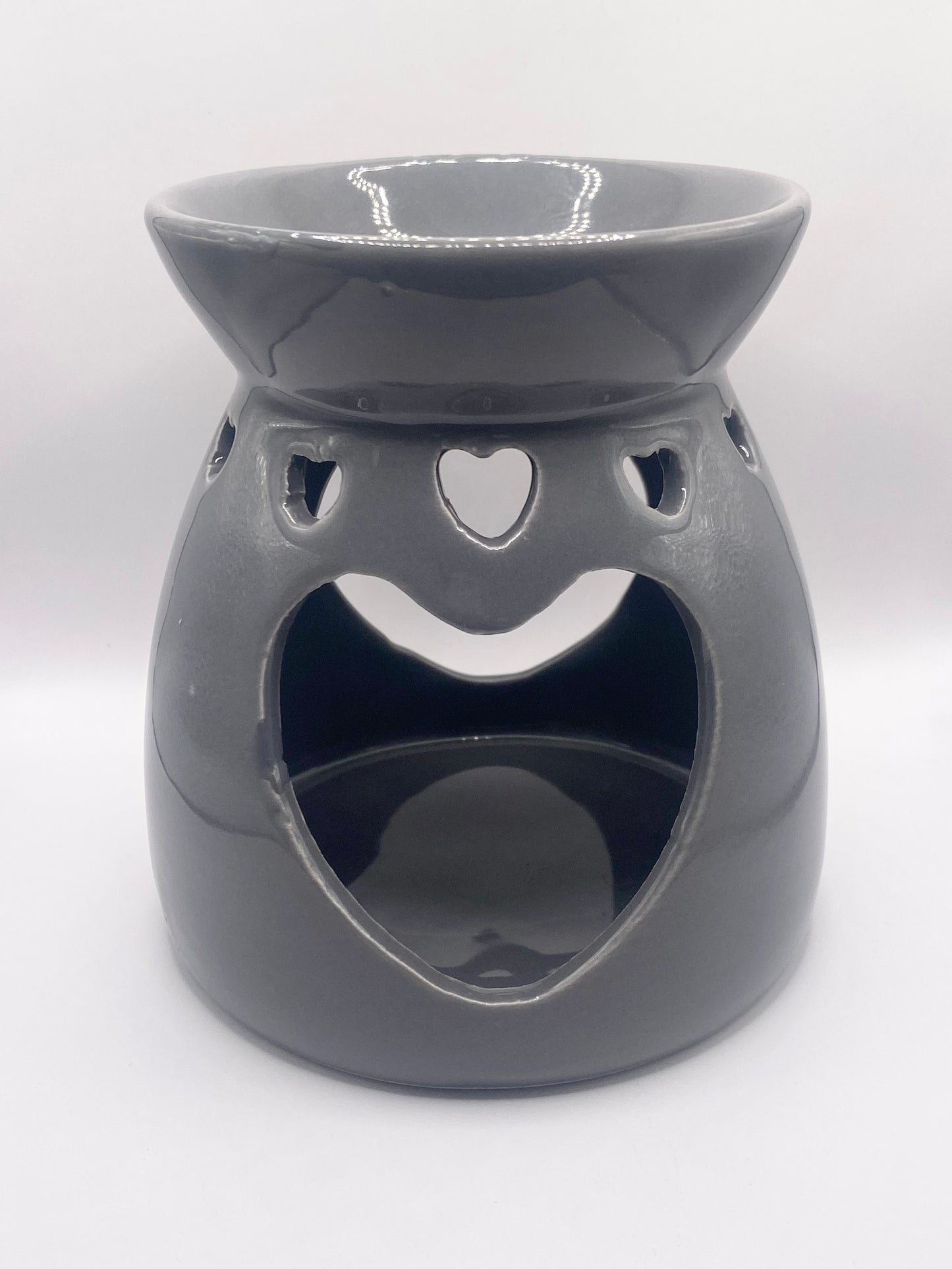 Wax Burner (Grey Hearts)